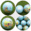 Pallina Training Golf in Gomma E Srulyn Per Esterni 4