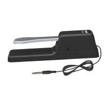 Piano Sustain Pedal with Polarity Switch, NonSlip Base and Round Plug for Digital Keyboards