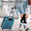 Light Grey Luggage Handle Wrap with ID Card, Comfortable Grip Protector for Suitcase, 2 Pack 5