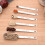7Pz Set Cucchiai Acciaio Argento Utensili 7