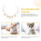 Lichtgewicht Plastic Kattenhalsband Verstelbaar Met 4