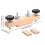 Guitar Bridge Clamp Acoustic  Tool with Stable Bridge Alignment Durable Maple Construction 3