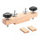 Guitar Bridge Clamp Acoustic  Tool with Stable Bridge Alignment Durable Maple Construction 5
