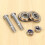 4 Pcs Tile Wheel Cutter Tile Cutter Replacement Scoring Wheel with Bolt and Lock Nut for Manual Tile Cutting Machine 3