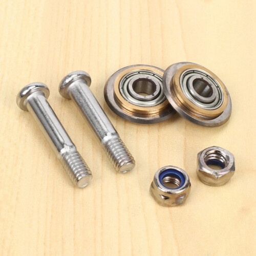 4 Pcs Tile Wheel Cutter Tile Cutter Replacement Scoring Wheel with Bolt and Lock Nut for Manual Tile Cutting Machine 2
