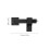1Set Carbonstalen Deursluiting Zwart Latch En Sterk 2