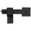 1Set Carbonstalen Deursluiting Zwart Latch En Sterk 6
