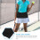 Zwarte Draagbare Tennisbal Zak Met Elastische Tailleband 4