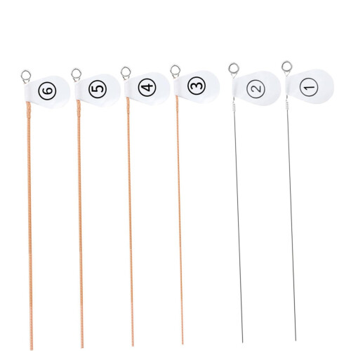 Phosphor Bronze Acoustic Guitar Strings Set 6Pack, Clear Balanced Tone, Easy Installation