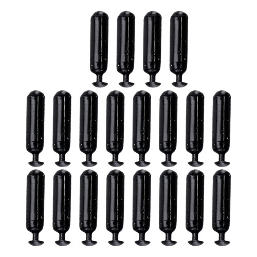 Fishing Lure Jig Rattle Insert Tube Baits Making-Black type 1