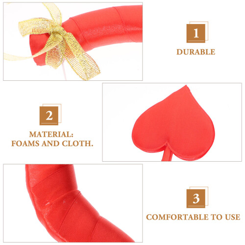 1Set Herbruikbare Rood Schuim Cupid - En Pijlen Set Kids 2