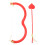1Set Herbruikbare Rood Schuim Cupid - En Pijlen Set Kids 5