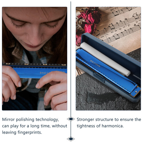 -Key Mondharmonica 24 Met Geluidskwaliteit 2
