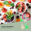 100St Parrots Fruit Fork Plastic Vrolijke Kleuren Vogel Voerhulpmiddel 3