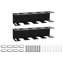 Wall Mounted Baseball Bat Holder Iron Metal Baseball Bat-2 sets