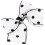 1Paar Witte Stoffen Clips Strik Comfortabele Sier 3