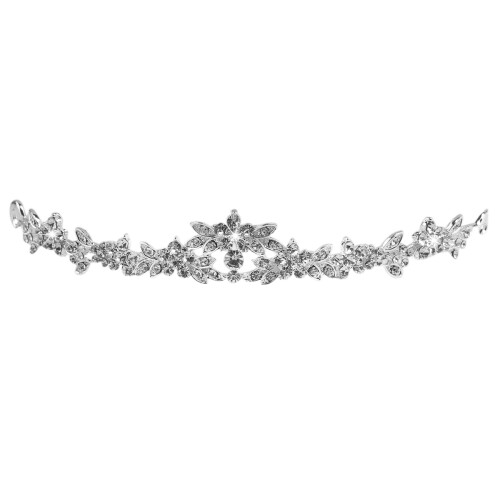 Zilveren Bruid Kroon Haaraccessoire Alloy Voor Bruiloft 2