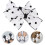 1Paar Witte Stoffen Clips Strik Comfortabele Sier 5