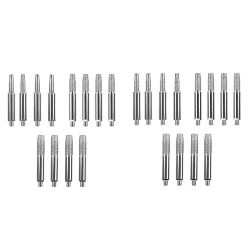 Chainsaw Sharpening Stone, Chainsaw Grinding Stone, 24PCS High Hardness Diamond Chainsaw Sharpener(4mm, 4.8mm, 5.5mm)