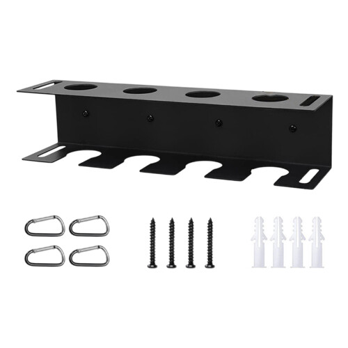 Wall Mounted Baseball Bat Holder Iron Metal Baseball Bat-1 set