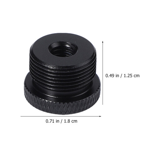 30St Zwarte Mic Stand Adapter Plastic 3/8 Naar 5/8 Microfoonhouder 1