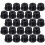 30St Zwarte Mic Stand Adapter Plastic 3/8 Naar 5/8 Microfoonhouder 8