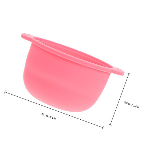Accessorio Sciogli Cera Silicone Resistente Calore Rosa 1