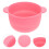 Accessorio Sciogli Cera Silicone Resistente Calore Rosa 7