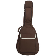 Thick Padded Guitar Gig Bag Coffee Color with Double Shoulder Straps for Acoustic and Electric Guitar