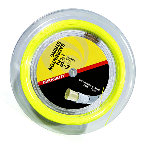 200m Nylon Badminton Racket String Met Hoge-fluorescerend geel