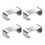 4Pz Porta Bacchette Stile in Acciaio 304 Argento 7