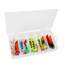 10Pcs Trout Fishing Spoons Lures Set Fishing Spinners Metal-S