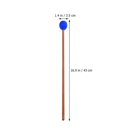 1Set Bacchette Marimba Mallets Professionali in Legno E Gomma Casa 1
