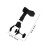 1Set Clip Microfono Di E Metallo Nero Per Stand E Monitor 2