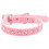 Collare Per Cuccioli in PU Rosa Con Design Regolabile E 7