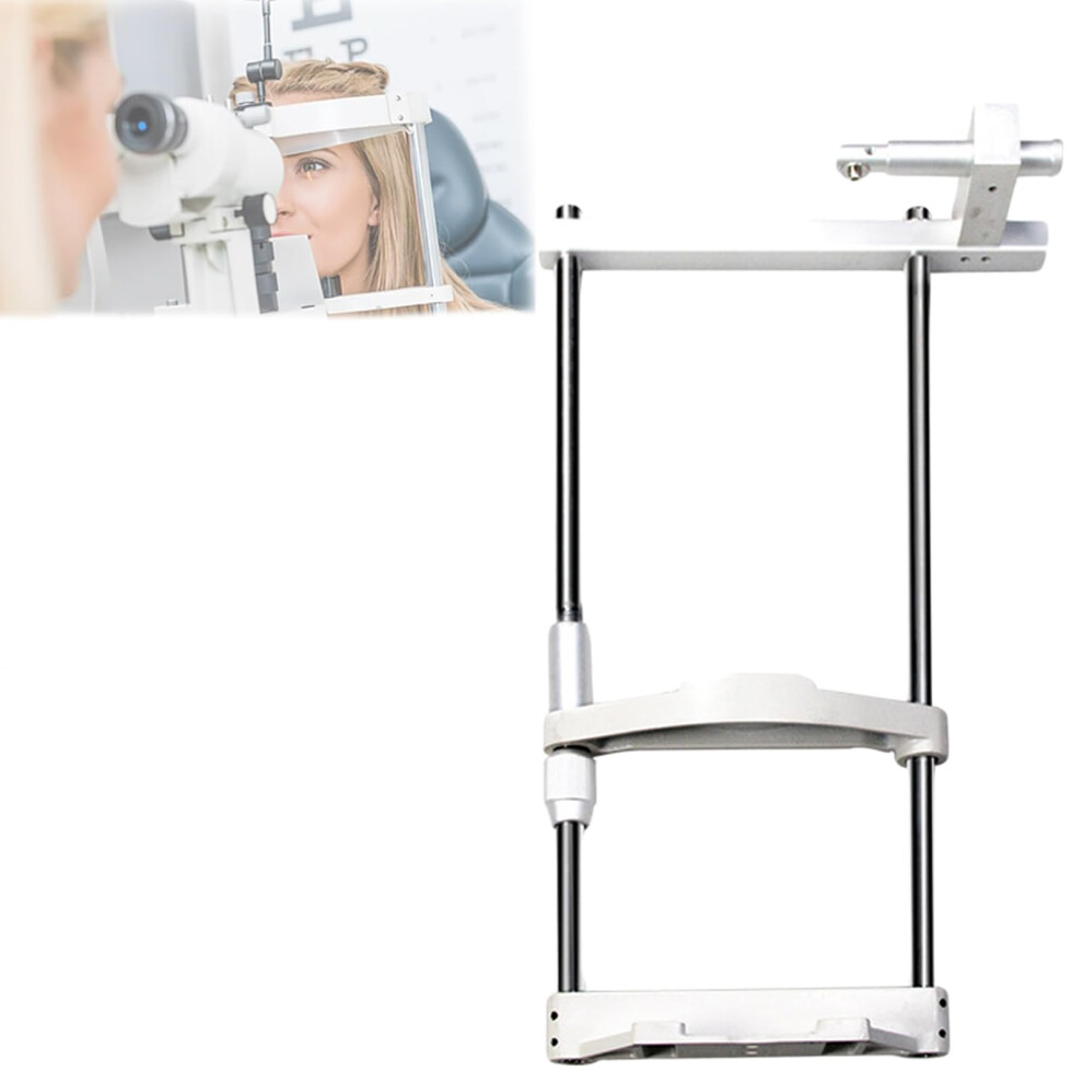 Optometry Chin Rest with Forehead Support, 95mm Adjustable Lift, Dual Support Design for Vision Training and Eyeglass Fitting
