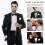 1Set Set Cerimonia Pochette Cummerbund Poliestere 4