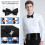 1Set Set Cerimonia Pochette Cummerbund Poliestere 5