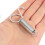 10Pz Ganci Porta Per Conigli Pappagalli Argento 6