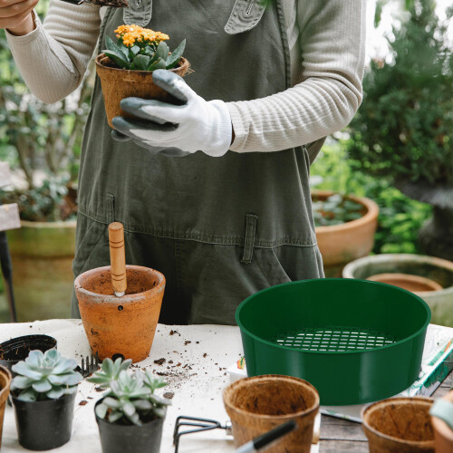 5Pz Strumento Giardino Setaccio PP Verde Per Compostaggio 1