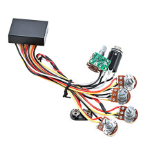 Active Bass Guitar Preamp Circuit Kit with Frequency Control for Professional Tone Upgrade