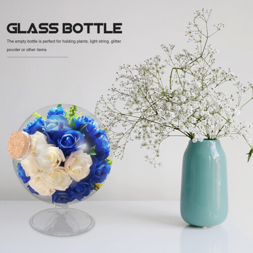 Glazen Bewaarfles Met Kurkdop, Decoratieve Display 2