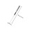 2St Wire Drum Brush Met Handvat, Wit, Voor Jazz En Optredens 2