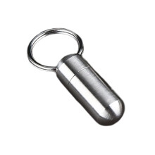 Convenient Stainless Steel Capsules Container Rustproof Metal