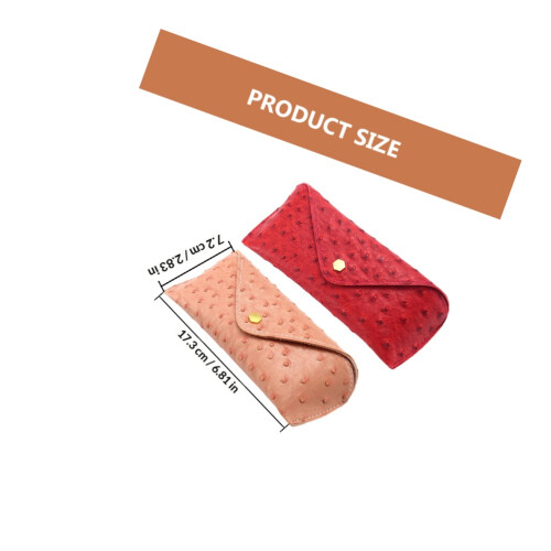 2St Compacte PU Brillendoos Met Stijlvol Design En Valbescherming 1