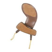 Sheepskin Violin Chin Rest Pad and Shoulder Cushion Ergonomic Comfort Soft Reusable Support for Stable Playing