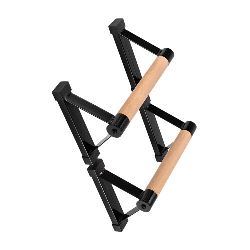 Advanced Push Up Equipment Constructed From Solid Wood-Black