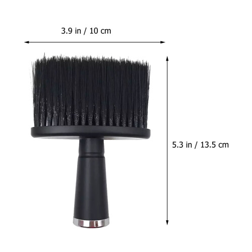 2St Borstel Neck Duster Nylon Zwart Ergonomisch Handvat 1