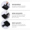 2St Borstel Neck Duster Nylon Zwart Ergonomisch Handvat 4
