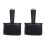 2St Borstel Neck Duster Nylon Zwart Ergonomisch Handvat 9
